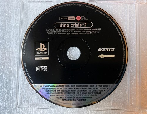 Dino crisis ps1 promo raro - 2,